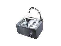 Hand washing unit/foot push tap-single petal